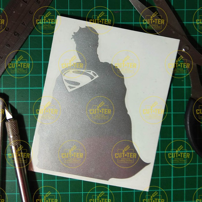 

sticker cutting reflective SUPERMAN (silhouette)