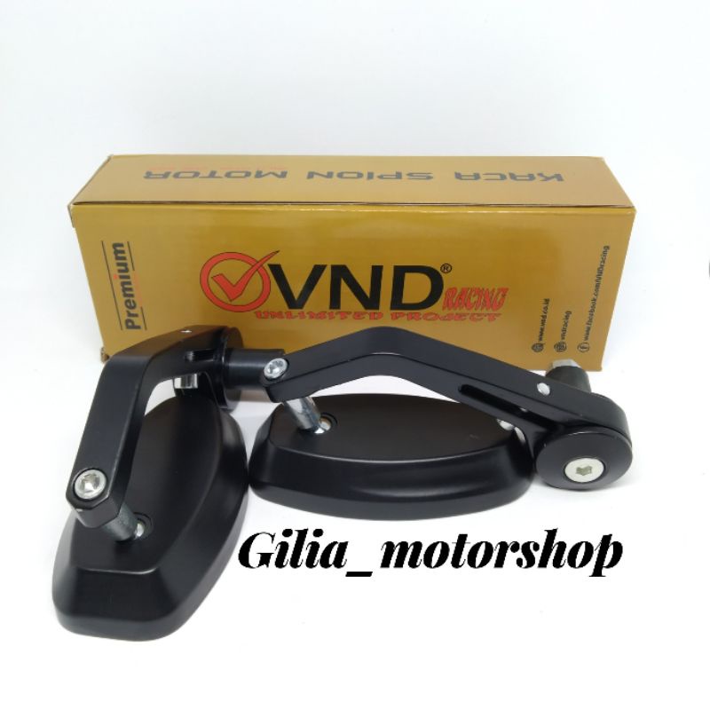 Spion Jalu Oval End Bar 5001 Vnd Kaca bening CNC  Universal