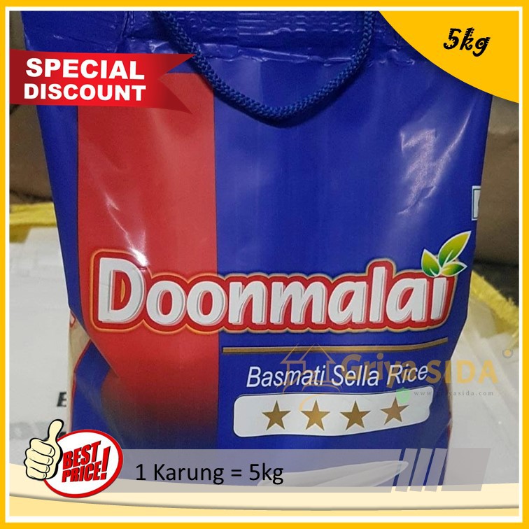 Beras basmati doonmalai 5kg Asli donmalai basmati harga grosir