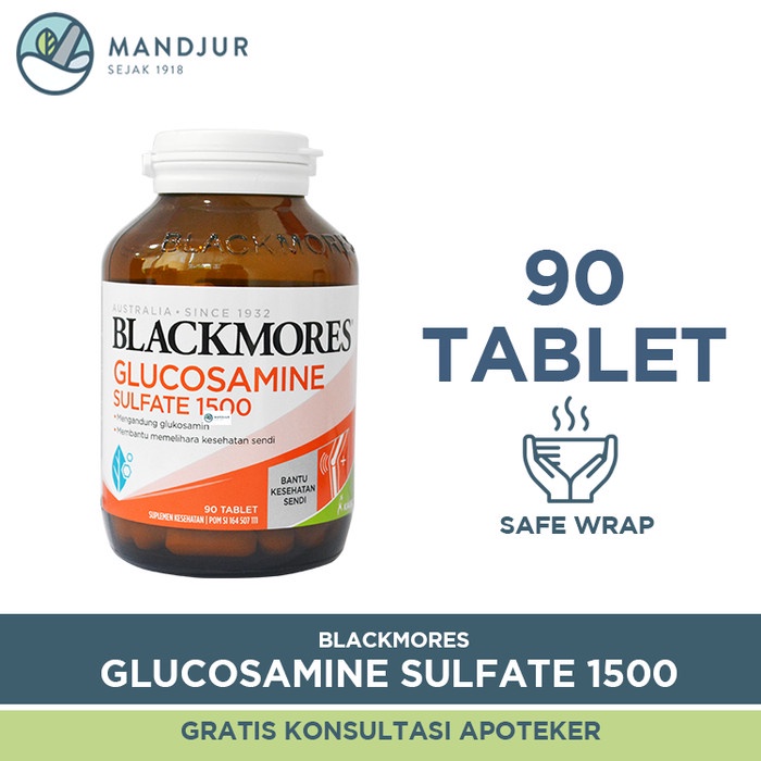 

G02G Blackmores Glucosamine Sulfate 1500 - Suplemen Sendi Dan Tulang - Isi 30 Tablet Ds5Gh