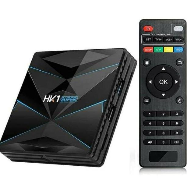 AO86Z18 ANDROID TV BOX HK1 SUPER RAM 4GB ROM 64GB ANDROID 9 PIE FULL FGBFD6946