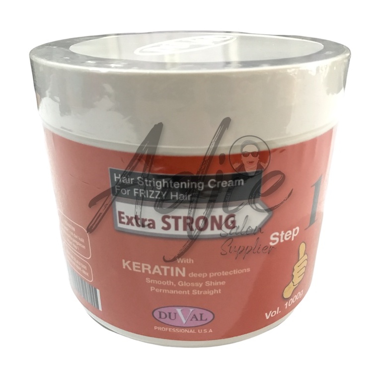 Duval Hair Straightening Rebonding Extra Strong Keratin Step 1 1000gr