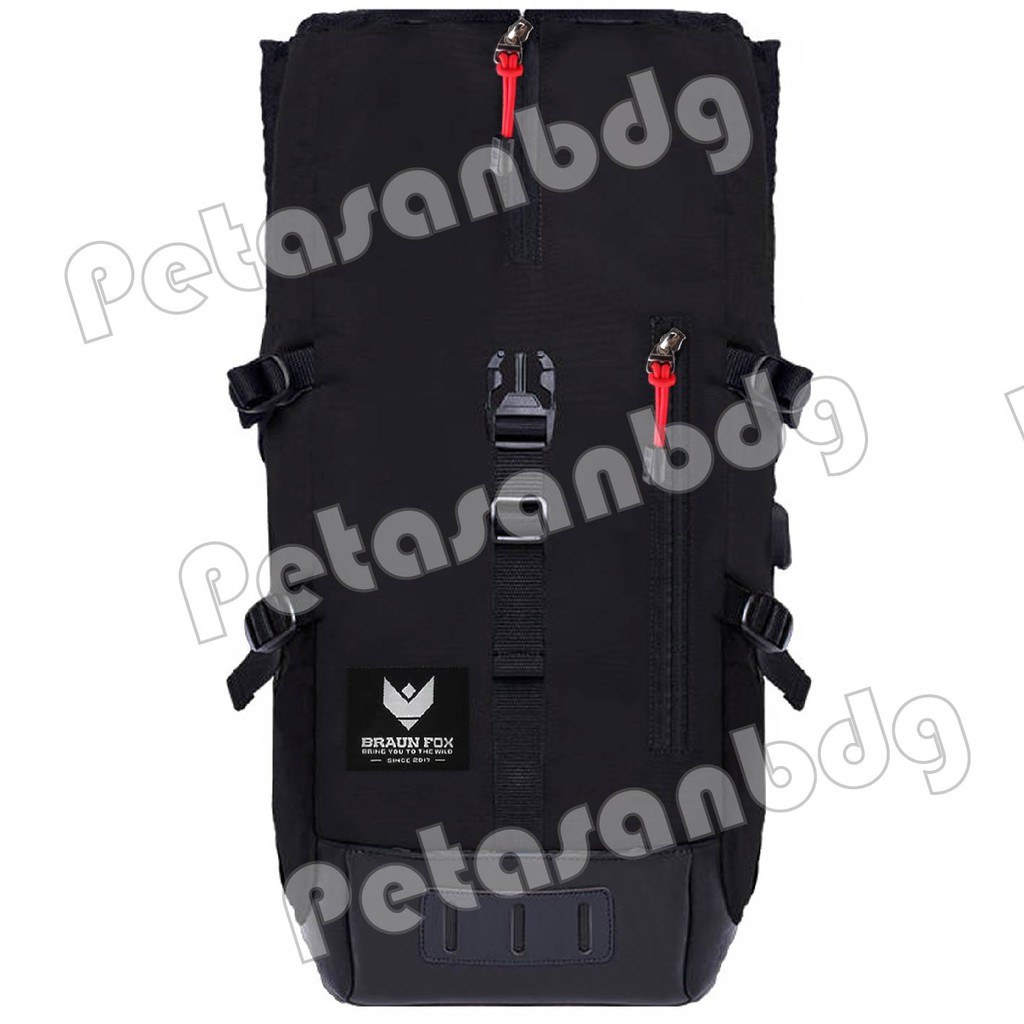 RTM - Tas Ransel Pria Braun Fox Mountain Crazy Laptop Backpack Tas Pria Tas Fashion Pria