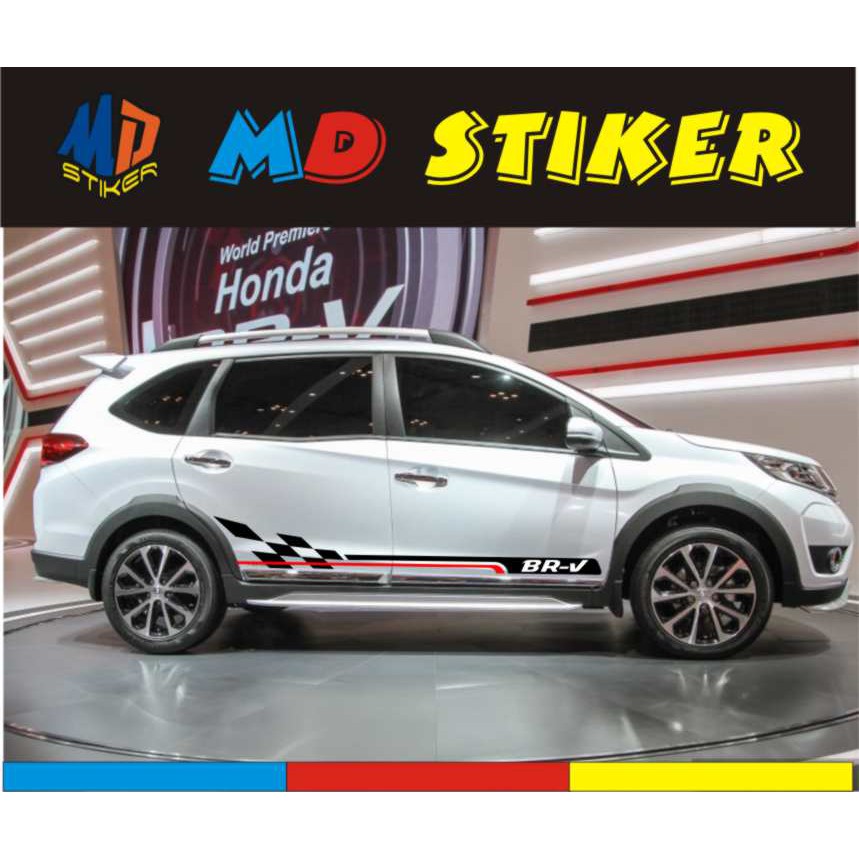 Stiker Cutting Stiker Mobil Brv Crv Hrv Minimalis Shopee Indonesia