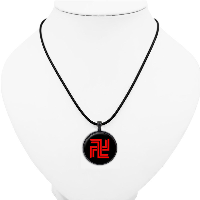 Anime Tokyo Revengers Necklace Pendant Glass Hanemiya Kazutora Manjirou Sano Necklace Jewelry Cosplay Accessories