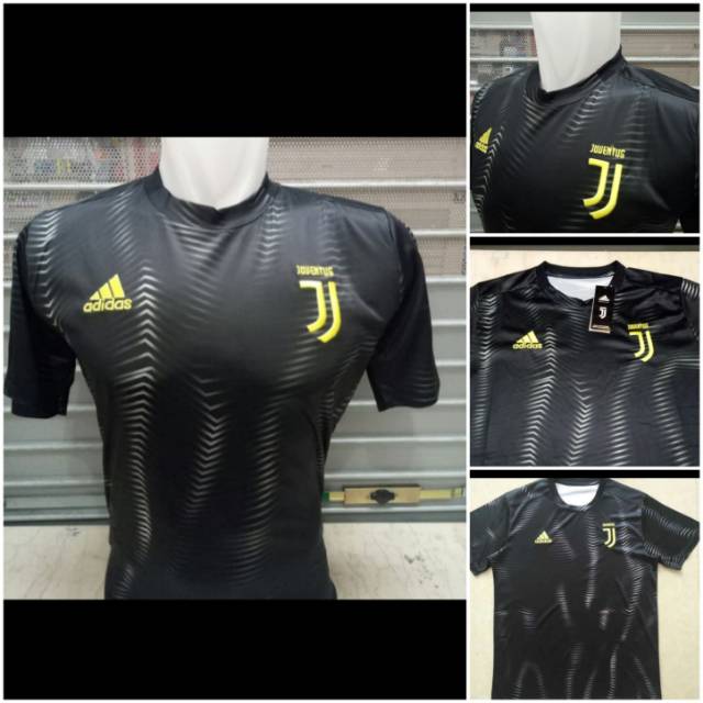 Jersey Bola Juventus Training Prematch Black 2018-2019