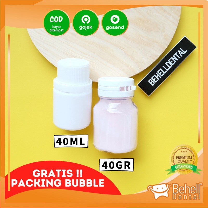 PAKET HEMAT BAHAN ACRYLIC GIGI GUSI PALSU / TIRUAN POWDER &amp; LIQUID SELFCURE BUBUK CAIR SELF CURE SC