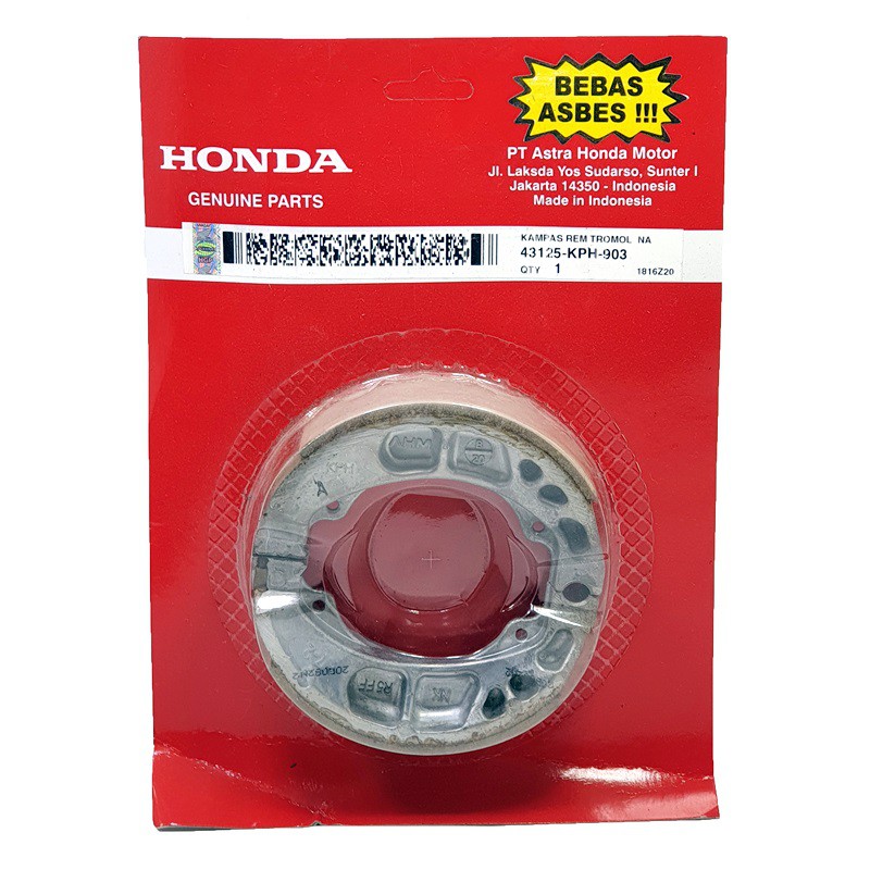 KAMPAS REM KARISMA REVO100 KIRANA 43125-KPH-903 ORIGINAL