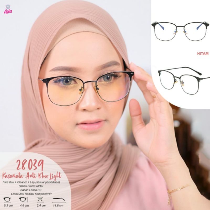 140 Kacamata by Asta  Kode 28039 Kacamata Anti Blue Light