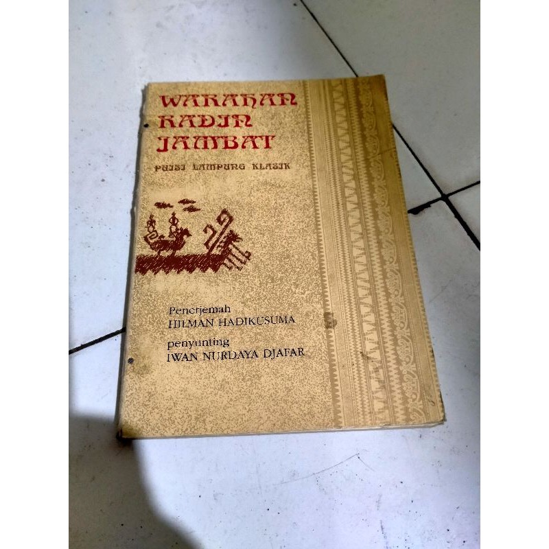 Warakan Radin Jambat Puisi Lampung Klasik - Hilman Hadikusuma