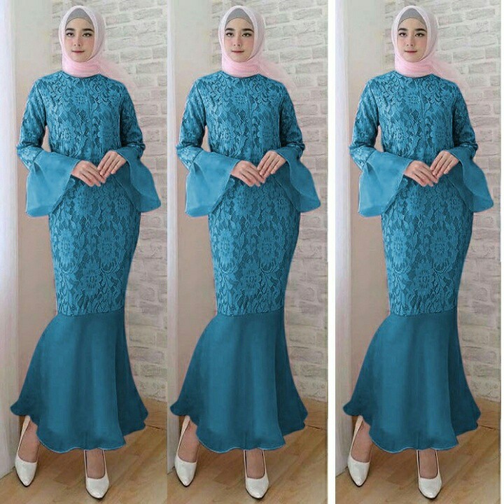 MAXY MERMAID / MAXI BRUKAT FURING / DRESS MAXY BRUKAT / GAMIS BRUKAT