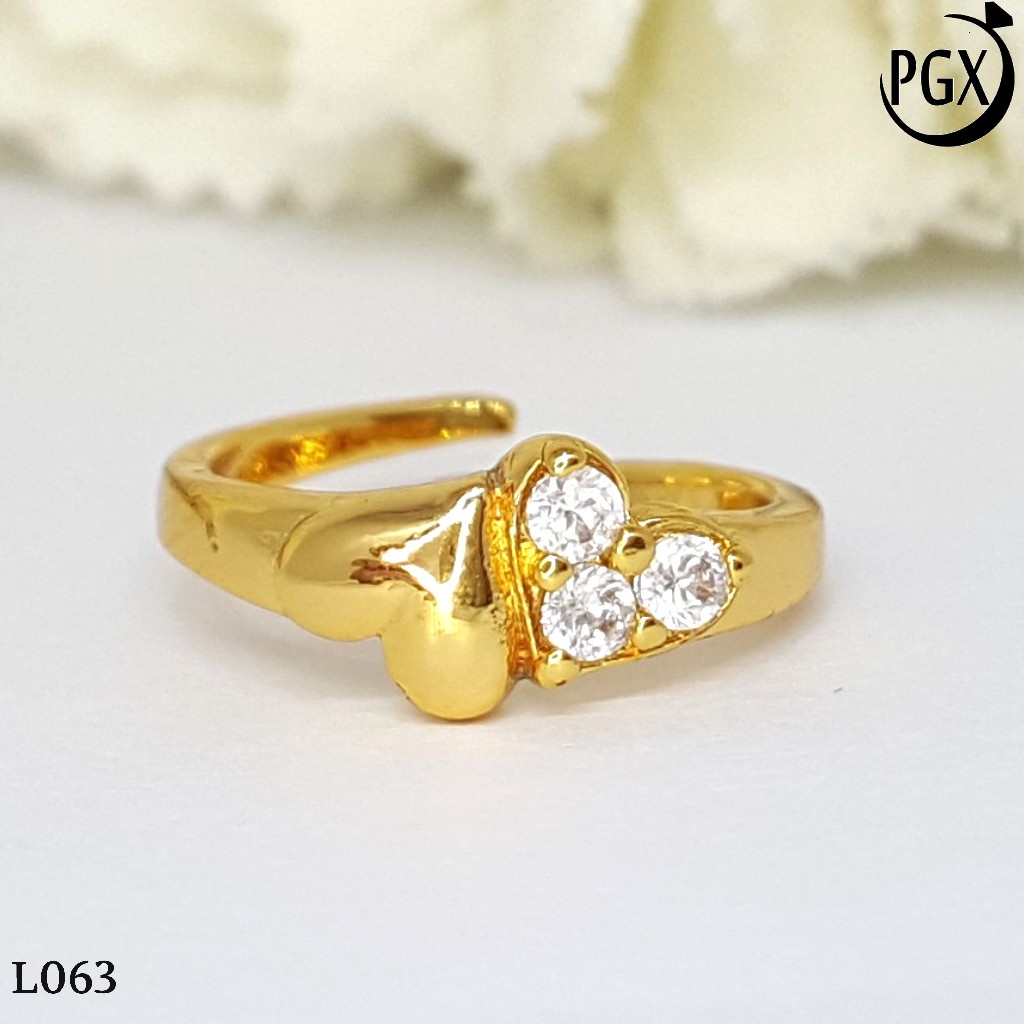 PGX Cincin Anak Xuping Aksesoris Perhiasan Lapis Emas Premium - L063