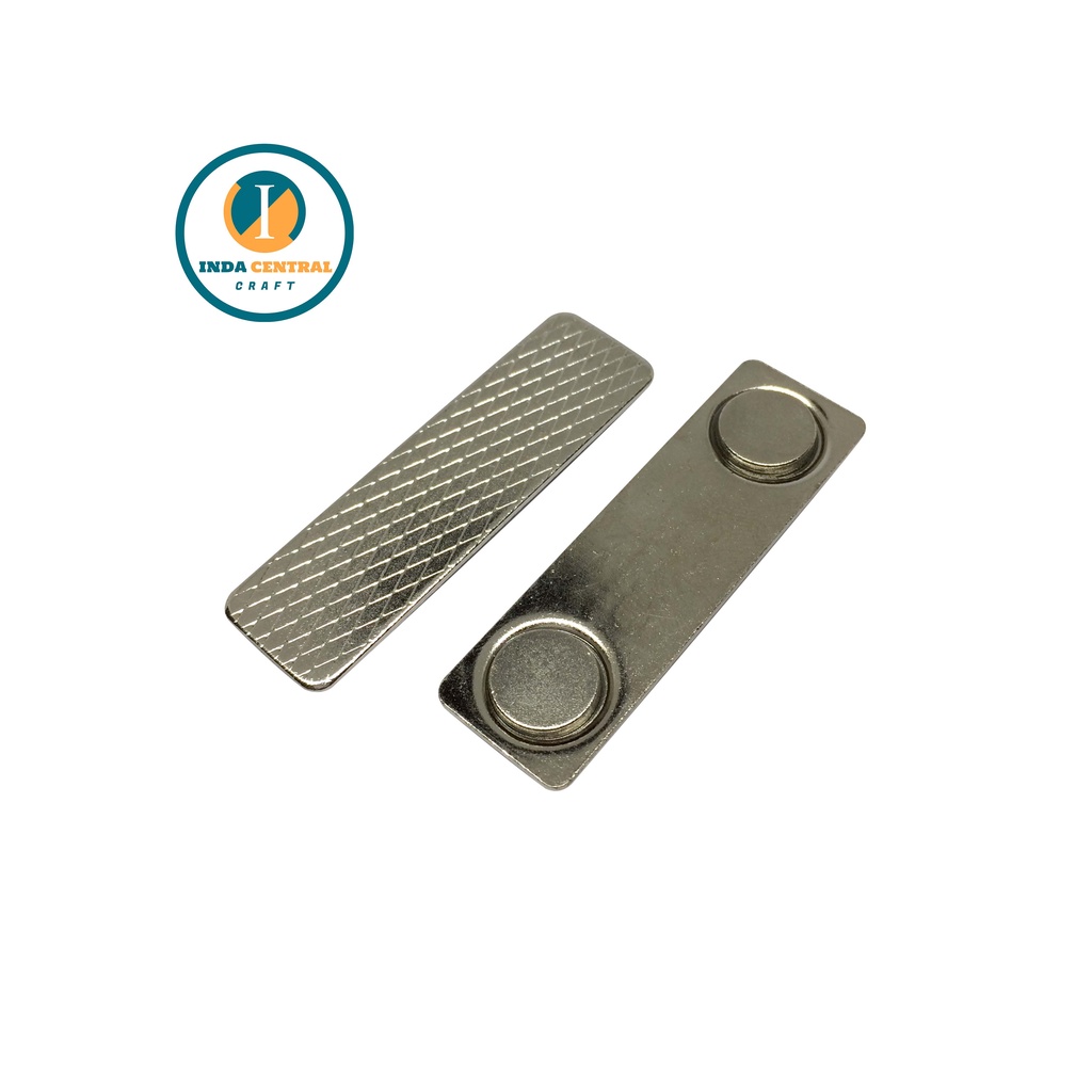 

MAGNET PAPAN NAMA / NAME TAG CAUTION 4.5 CM SILVER