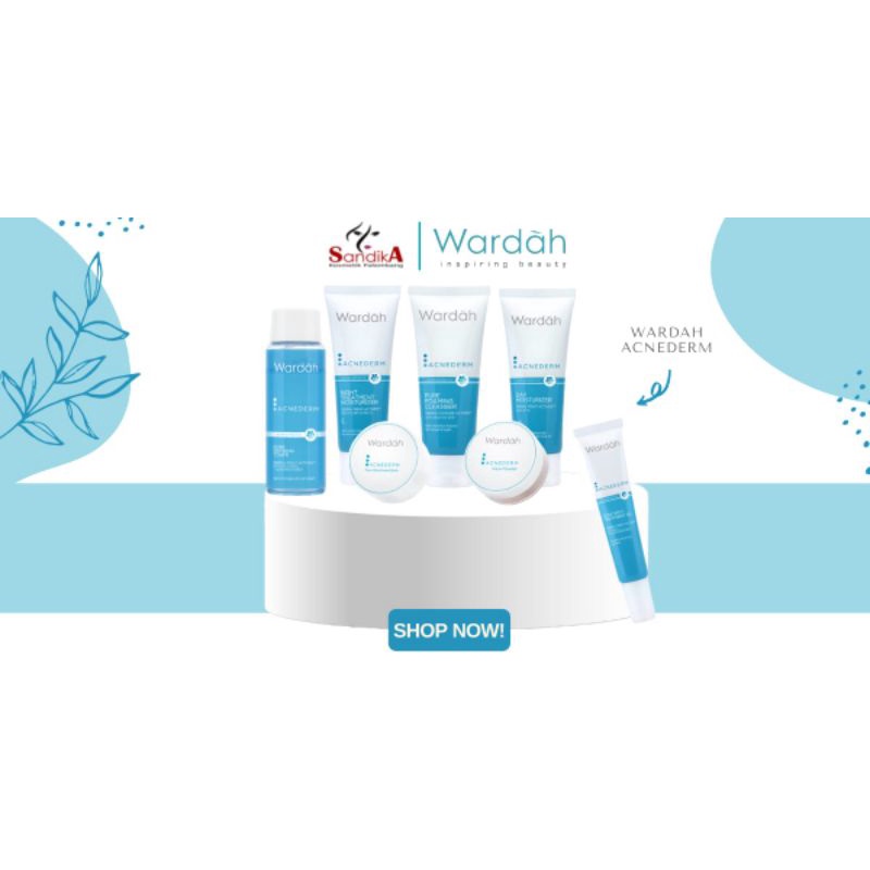 Wardah ACNEDERM Paket Lengkap isi 7item