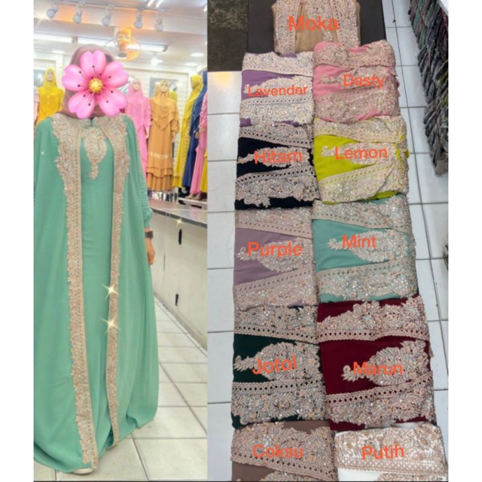 gamis kaftan/kaftan mewah