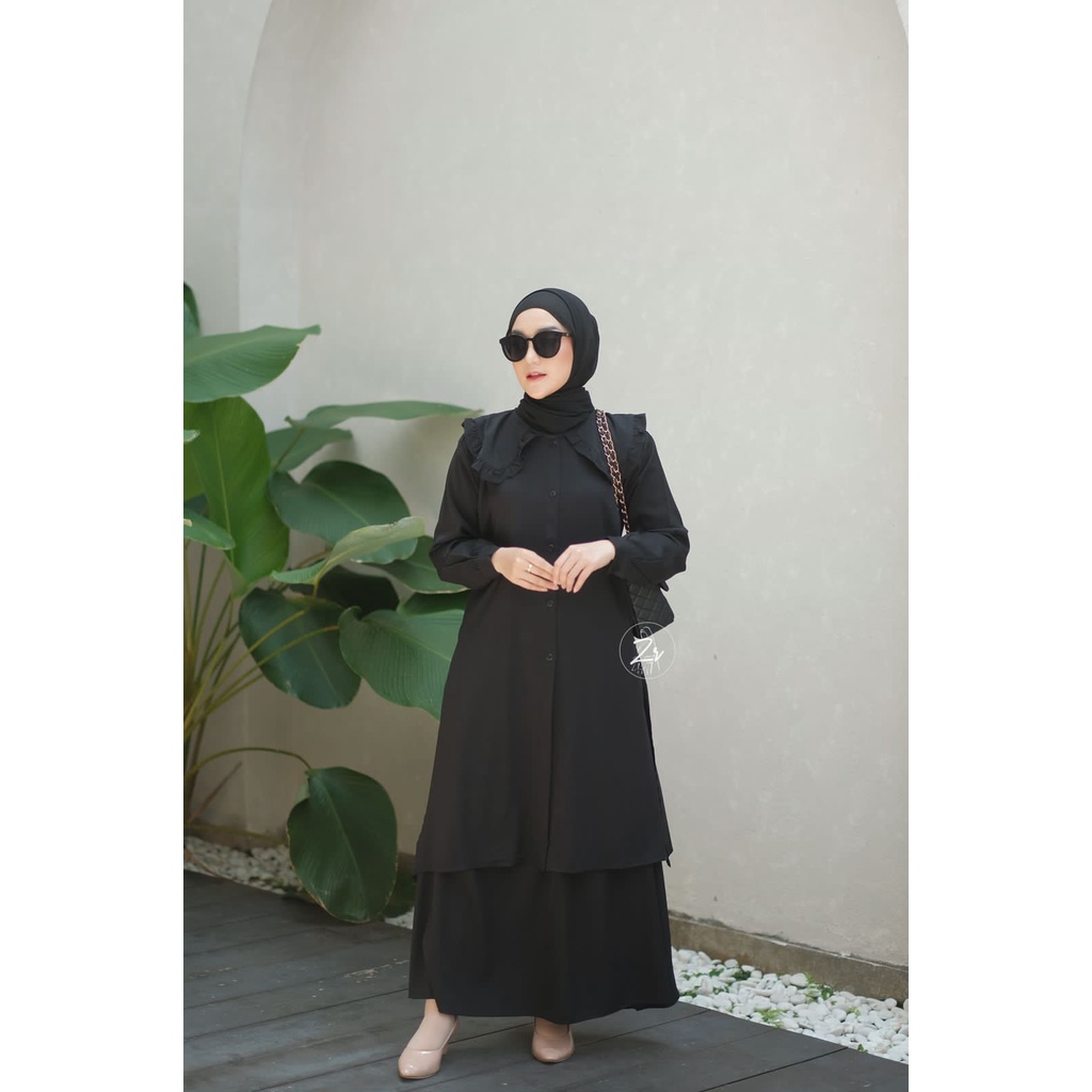 Sabiya Set rok - Long Tunik - Setelan Rok - Set Tunik Terbaru