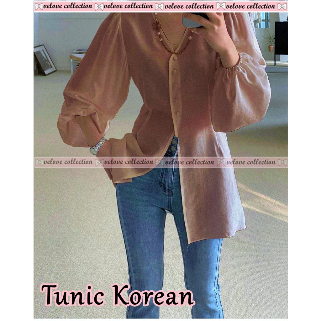 AS FASHION-COD-VV-ATASAN WANITA CASUAL TERBARU-TUNIK MODEL KEKINIAN-ATASAN KOREA TERBARU PROMO