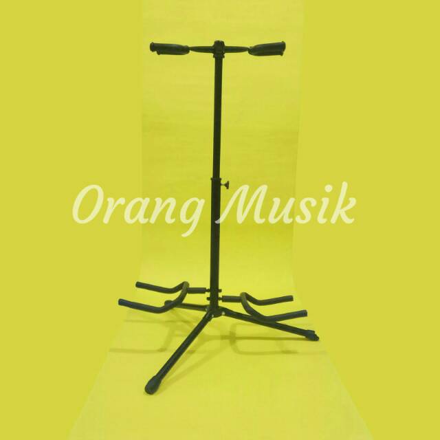 Stand Gitar Double PN - Stand Gitar Elektrik, Bass Elektrik dan Gitar Akustik