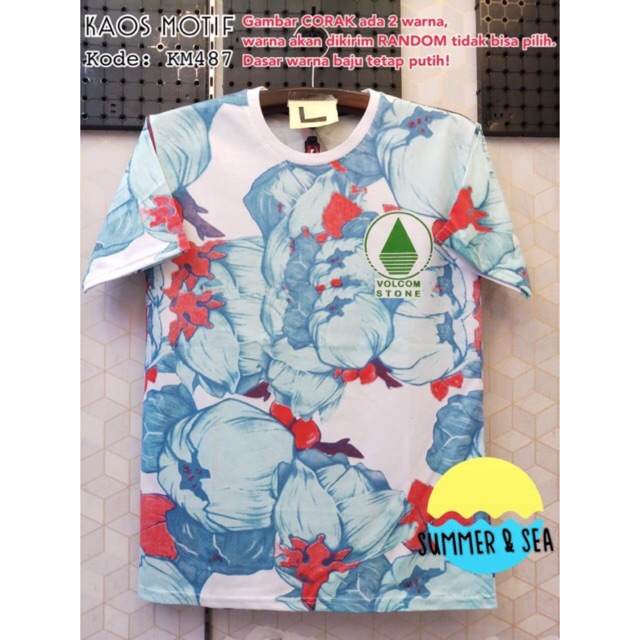 TERLARIS KAOS  PRIA  MOTIF SURFING SKATE DISTRO  PRIA  