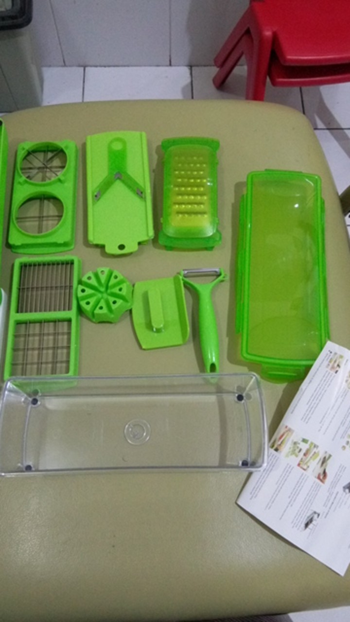 Ori Genius Nicer Dicer Plus Pemotong Serbaguna As Seen On Tv Parutan Serutan Multifungsi Alat Dapur
