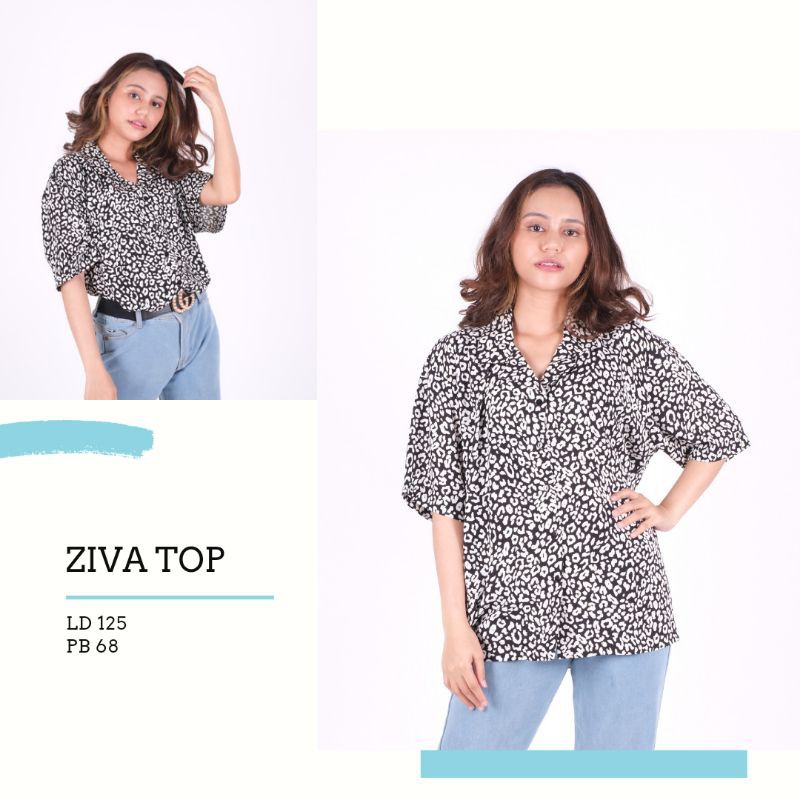  BAJU BIG SIZE WANITA  ZIVA TOP Shopee Indonesia