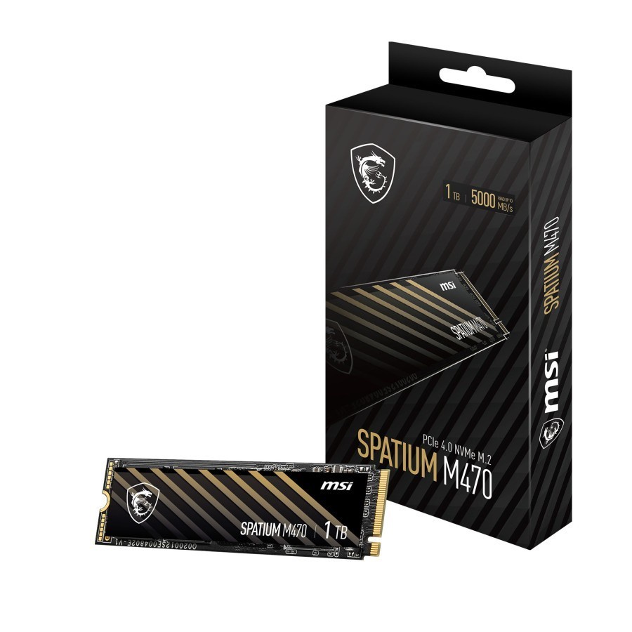 SSD MSI SPATIUM M470 PCIe 4.0 NVMe M.2 1TB - SSD M2 NVME 1TB MSI M470