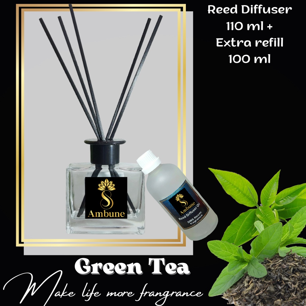 Green Tea Pengharum ruangan 110 ml + 100 ml Ambune