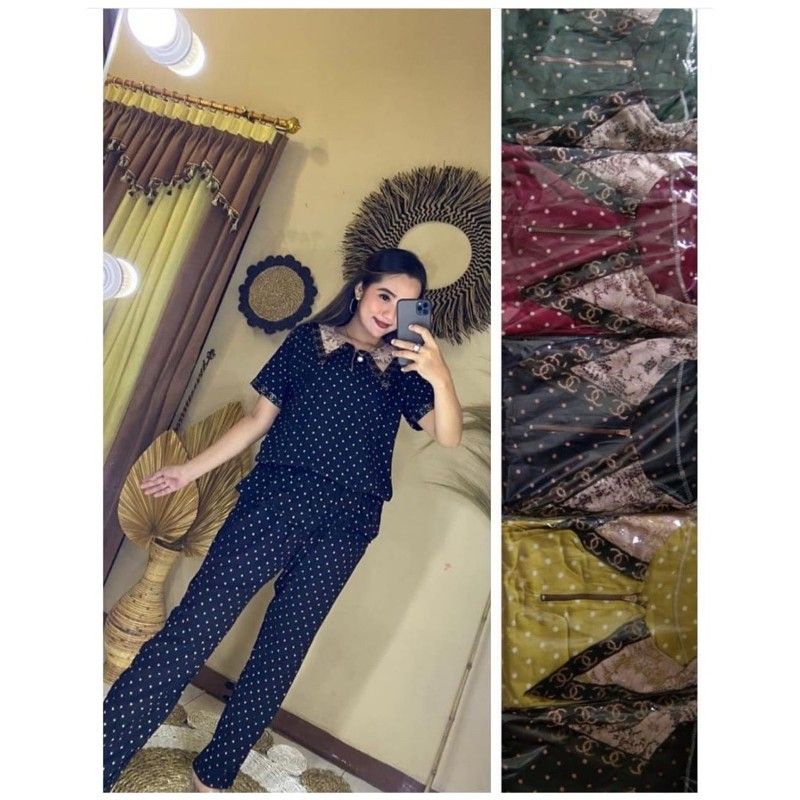 SETELAN ARAB RENDA/SETELAN RENDA MOTIF POLKADOT/CP ARAB RAYON/BUSUI