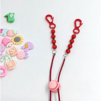 STRAP MASKER MOTIF MUTIARA DEWASA DAN ANAK STRAP MASKER AKSESORIS MASKER BISA COD