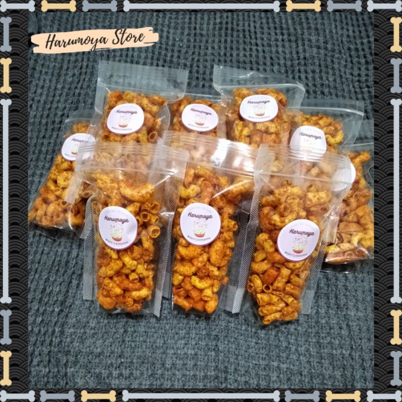 

MAKARONI BANTET PEDAS GURIH ASIN RENYAH BANTAT KEMASAN POUCH 38GR