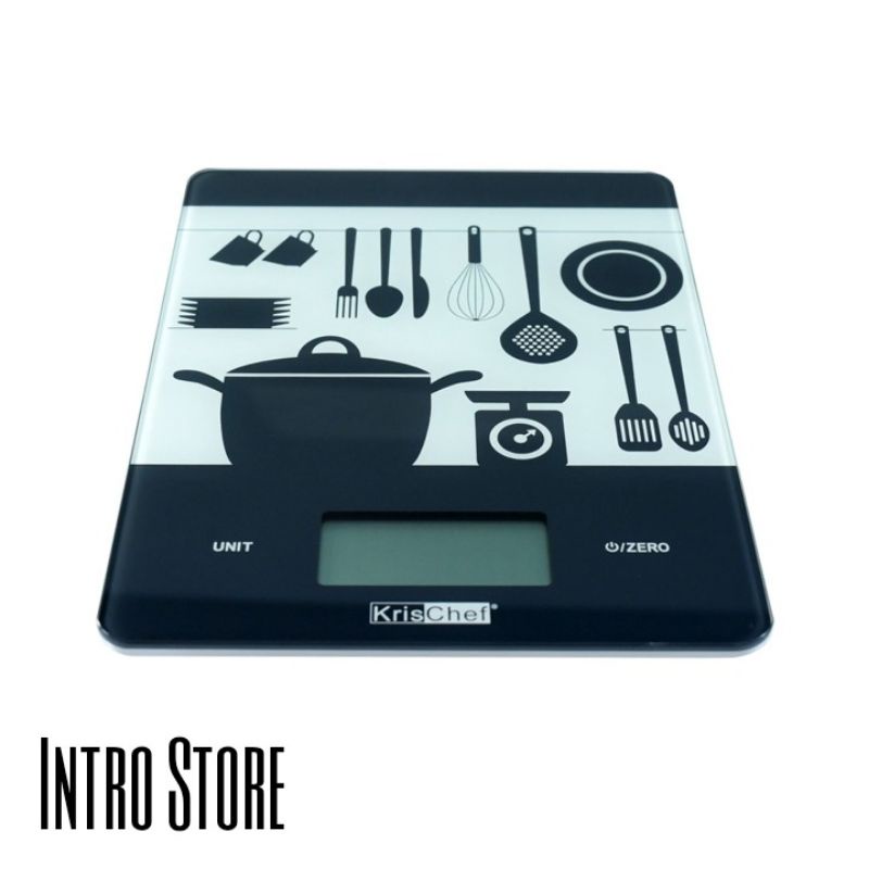 Krischef Timbangan Dapur Digital - Hitam