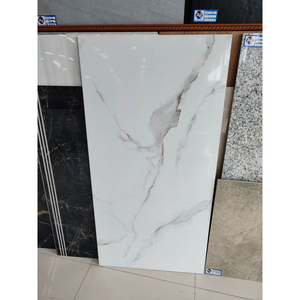 Granite lantai 60x120 Florence calacatta / glossy / indogress
