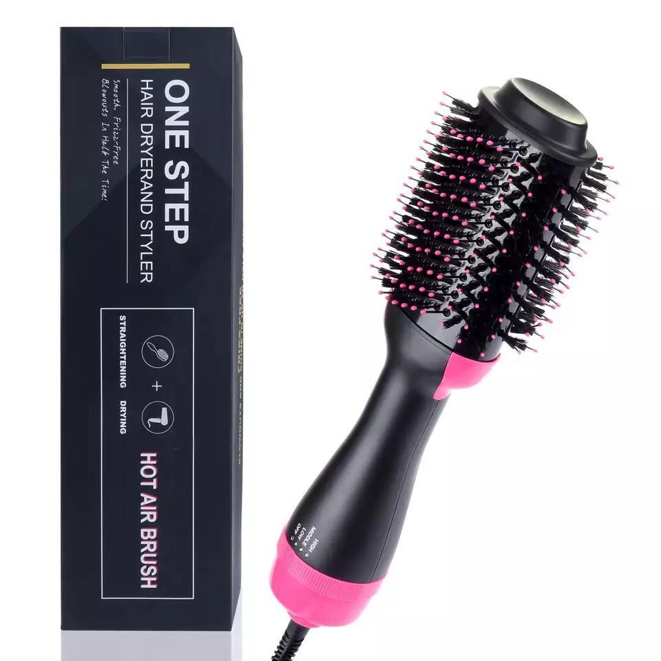 One Step Hair Dryer Brush Negative Ion Generator Salon Hair Straightener