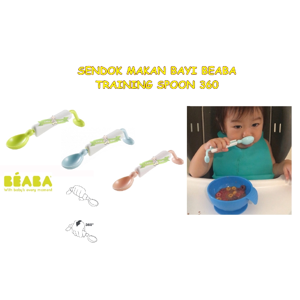 MAK130 SENDOK BAYI BEABA TRAINING SPOON 360