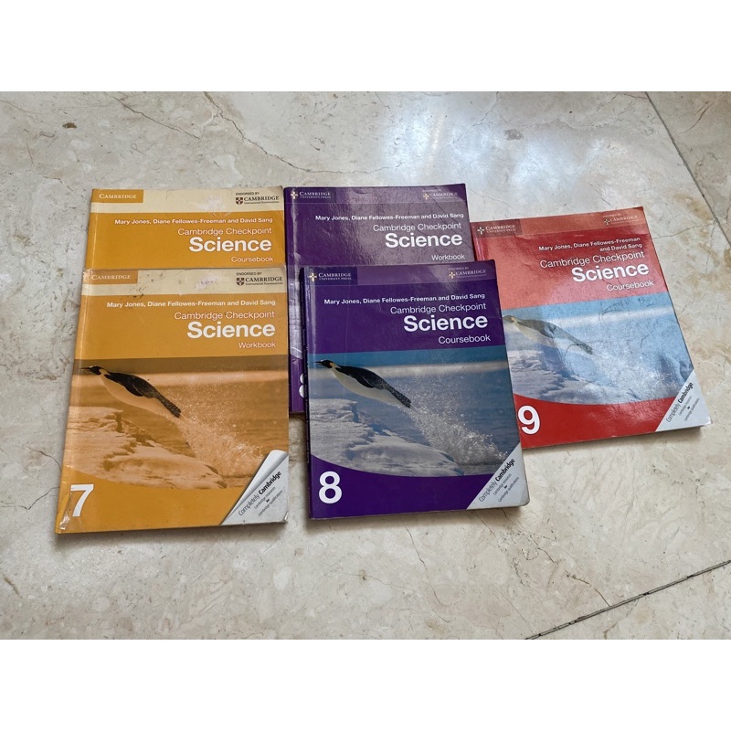 Cambridge Checkpoint Science Workbook + Coursebook. (Preloved)