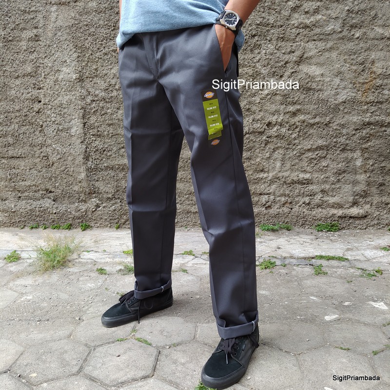 Dickies 873 WP873 Slim Fit Charcoal Original