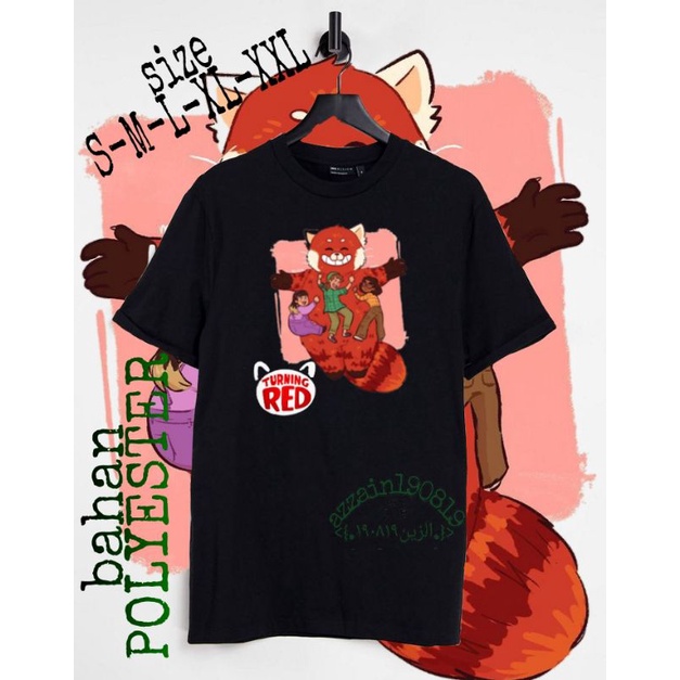 kaos TURNING RED/kaos anak TURNING RED/kaos TURNING RED unisex cowo/cewe/pashion laki-laki perempuan