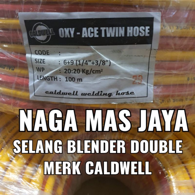 SELANG LAS BLENDER CALDWELL / SELANG BLENDER DOUBLE / TWIN HOSE CALDWELL