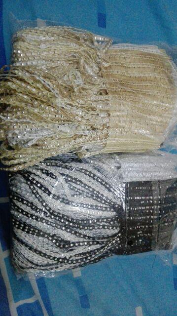 Tirai Benang Gliter Pelangi