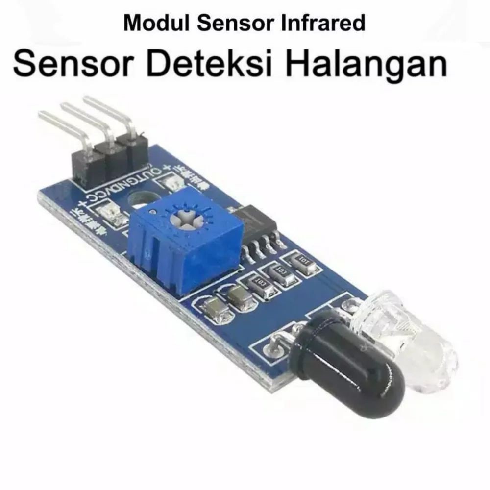 Modul Sensor Inframerah Penghindar Hambatan IR Infrared Sensor