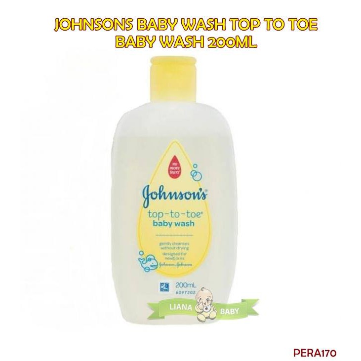 PERA170 JOHNSONS BABY WASH TOP TO TOE BABY WASH 200ML SABUN BAYI