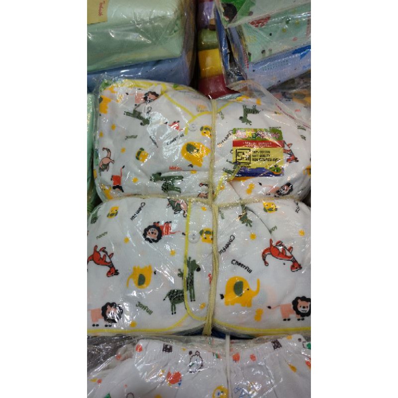 6 stelan bayi newbon zahdan motif SNI