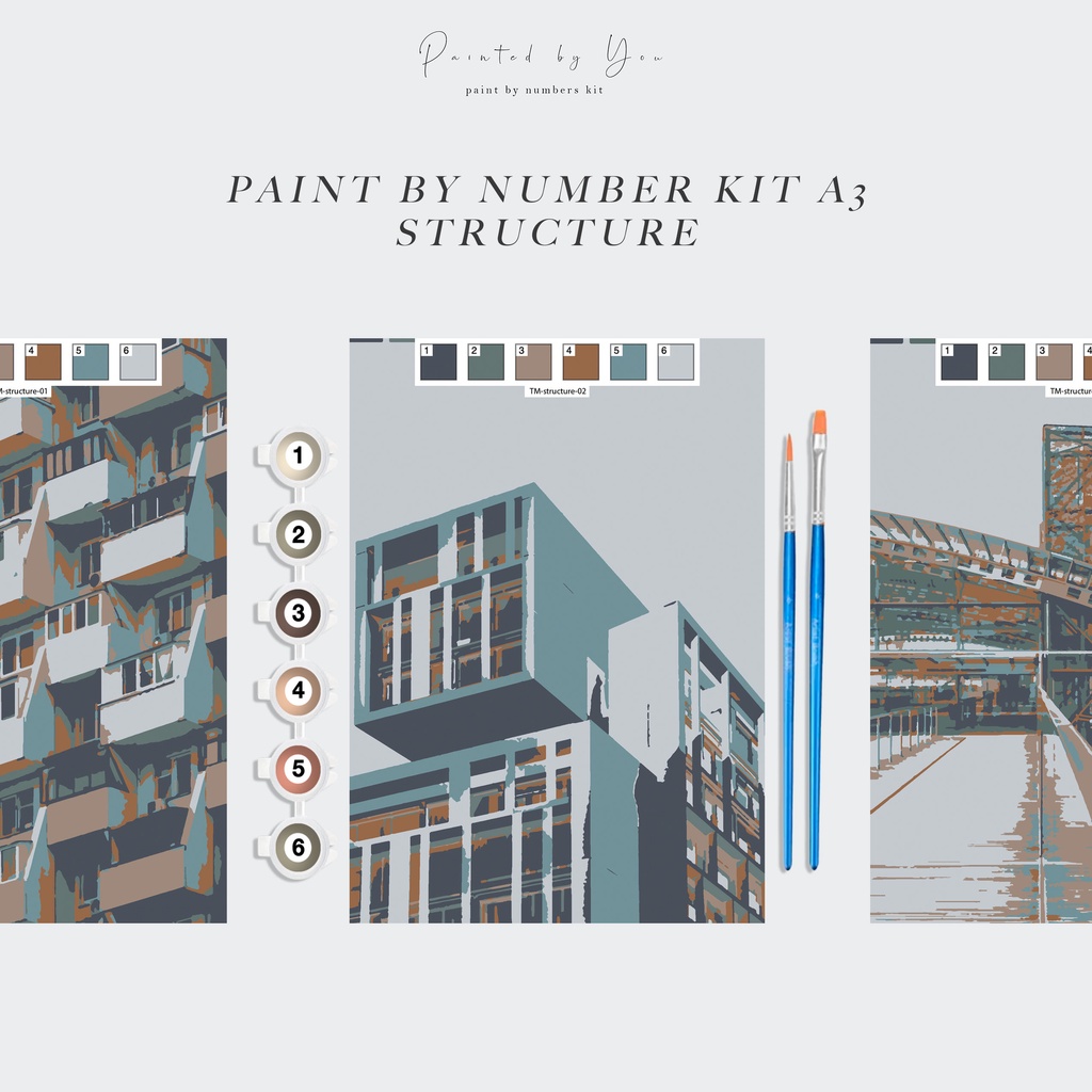 

Paint By Number Kit A3, STRUCTUER