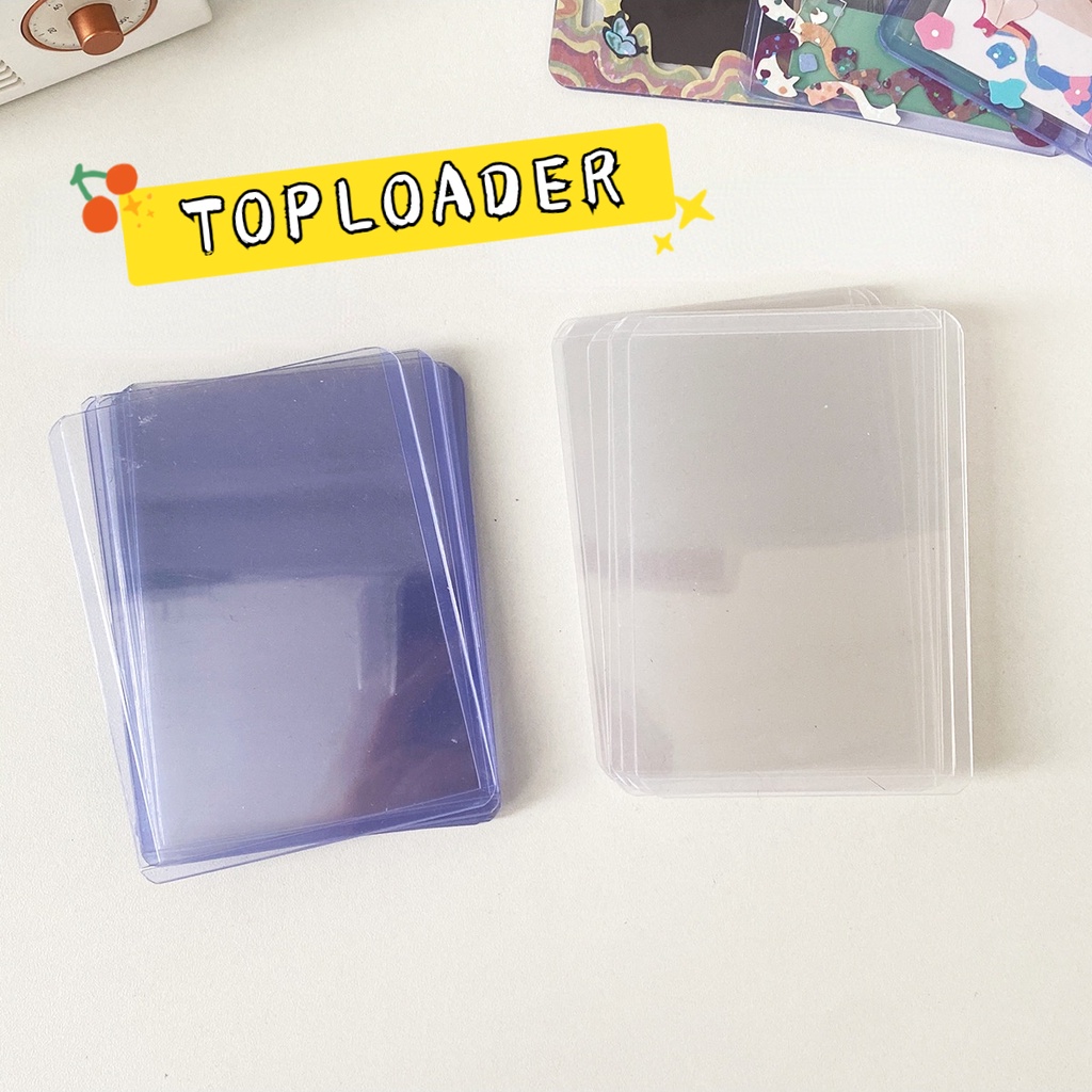 Toploader 10pcs Ultra Thick Photo Card Protector Card Sleeves DIY Game Card Holder