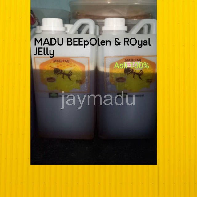 

Madu Bepolen dan Royal Jelly Asli 1 Kg, Raw Honey