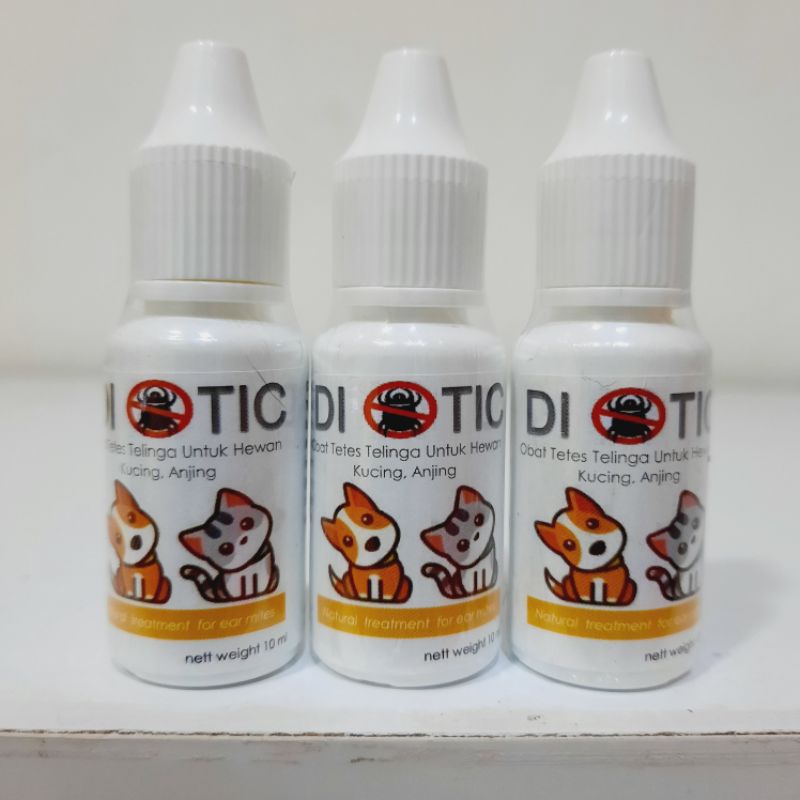 DIOTIC OBAT TETES TELINGA KUCING ANJING KELINCI 10ML