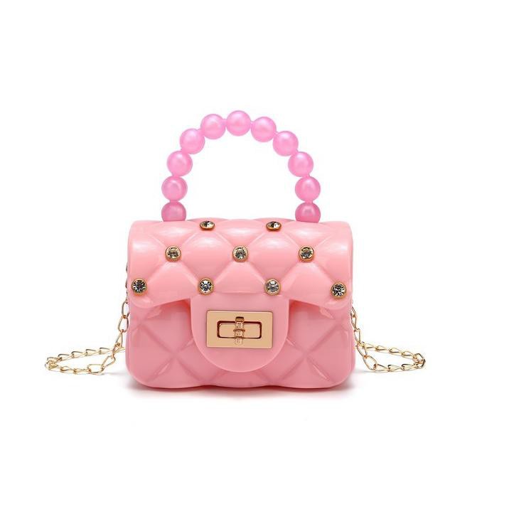 ♥TMALL88♥ Tas Wanita Jelly Glossy Mutiara Mini ala Korea