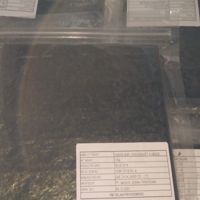 

Gimbab nori isi 50lembar