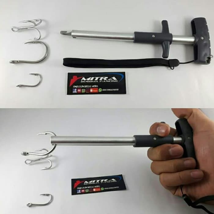 Hook remover / Alat Bantu melepaskan kail mata pancing Dari mulut ikan