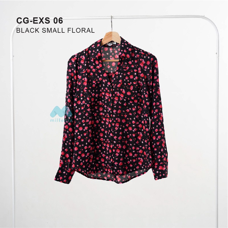 Kemeja Wanita- Portofino Vneck Double Pocket [CG-EXS 06]-2